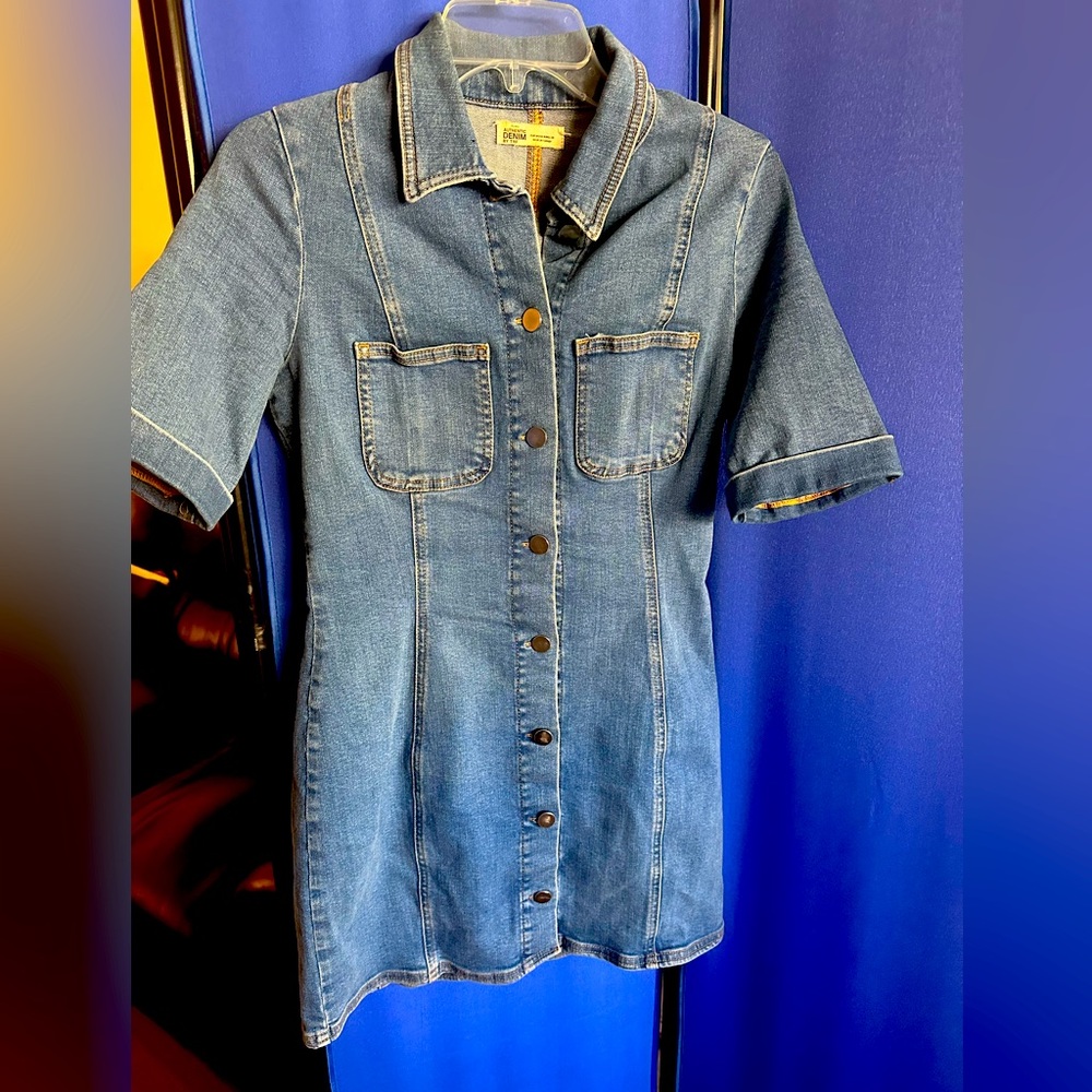 $old! Zara Mini Jean dress authentic by TRF